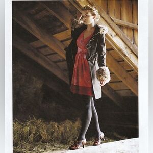 Vintage Anthropologie Elevenses Deep Woods Toggle Jacket  Sz 2